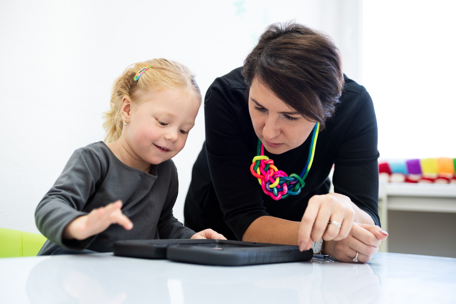 Child with disability getting therapy organised through NDIS support coordination