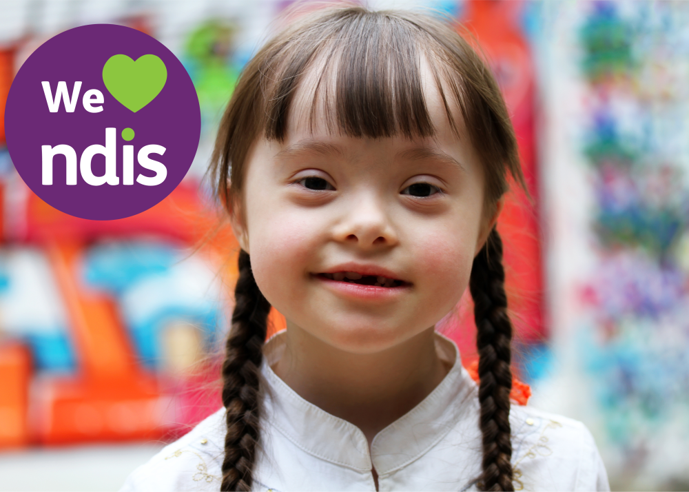 Child with disability who gets support from Focus Care NDIS Provider